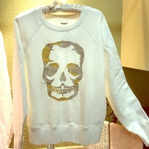 NWT Zadig & Voltaire Paris White Sweatshirt